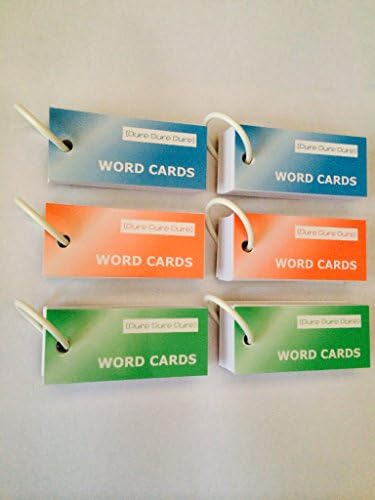 Mini Blank Flash Cards with Binder Ring - 1.3 X 2.8 Set of 6 Decks, 80 Cards Each (480 Cards)