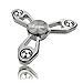 EZOON Tri Fidget Spinner Metal Finger Toys, Aluminum Hand Spinner Replaceable Bearing Max 4 Mins Spinning Time EDC ADHD Focus Toy for Kids Adults
