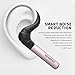 NENRENT S580 Bluetooth Headset,Longest Call Time Up to 12-15 Hour Wireless Headphone Earphone Earpiece with Mic Hands-Free Calls for iPhone 6 6S 7 Plus X Ipad Samsung LG HTC 1 Piece Rose Gold