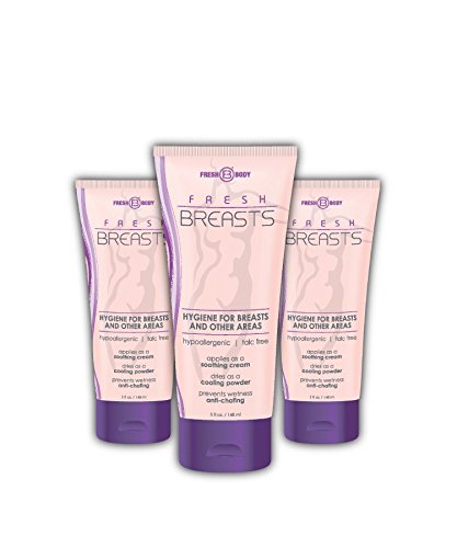 FRESH BREASTS Female Hygiene Antiperspirant 3.4 oz (3 PACK) The Solution for Women! - //coolthings.us