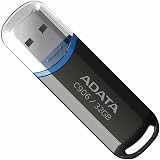 ADATA C906 32GB USB 2.0 Type-A Black Flash Drive Storage Memory Stick view 2