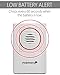 Water Leak Detector - 3 Pack, Fosmon Wireless 72 Hours Alarm, Low Battery Alert Water Leakage Alarm with Extendable 5 Feet Wire Sensor for Home Security, Basement, Floor - Battery Operated Included