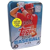 2021 Topps Series 1 MLB Baseball Tin (75 cards/bx, Trout)