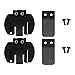 LEXIN 2 pcs Mounting Brackets for A4/R6 Bluetooth Intercom, motorcycle intercom clip