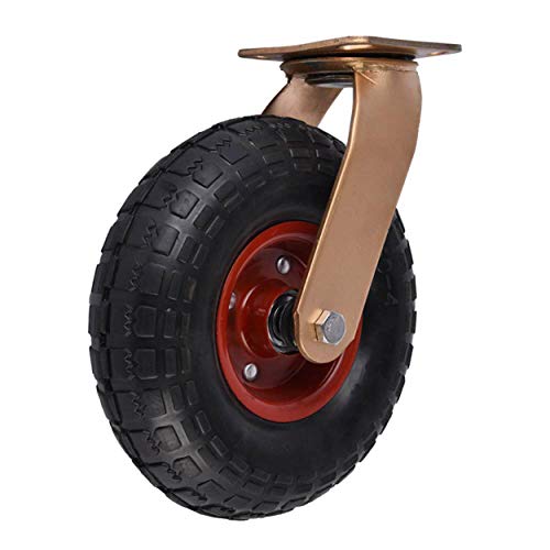 image for SOTTAE 1000 LB Total Capacity 10 Inch Heavy Duty Industrial Caster Whe