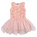 Kids Girls Princess Party Rose Flower Lace Ruffled Layered Tutu Skirt Dress 2-7y (2-3 Years, Pink)