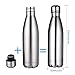 Ultimate Vacuum Insulated, OUTAD Double Walled Stainless Steel Water Bottle & Drinks Bottle - 24 Hours Cold & 12 Hot - 500ml - Perfect Sports Water Bottle, Vacuum Flask Bottle