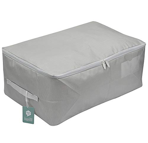 iwill CREATE PRO Comforters, Pillows, Blankets, Duvets Soft Storage Bag,Water Proof Fabric, Light Grey - Thumbnail 2