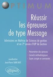 Reussir les épreuves de type message