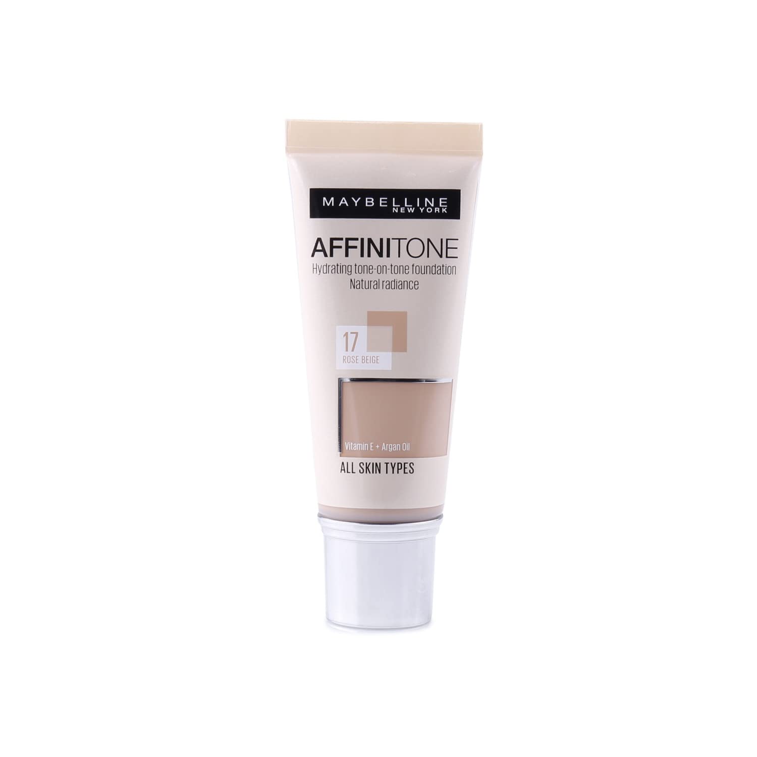 Maybelline Affinitone Unifying Foundation Cream (17 Rose Beige) 30 ml Acrylonitrile Butadiene Styrene (ABS)