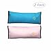 Oexper 2 Pack Auto Pillow Car Safety Belt Protect Shoulder Pad Adjust Vehicle Seat Belt Cushion for Kids Children Adult (Blue, Pink)