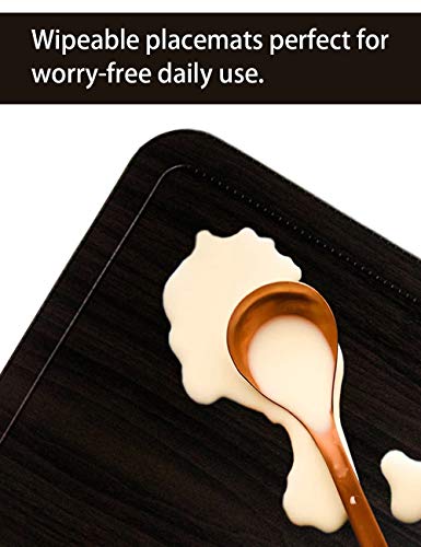 4 Alpiriral+PlaceMats+Resistant+Washable+Protect