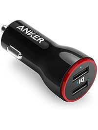 Anker 24W Dual USB Car Charger, PowerDrive 2 for iPhone 7 / 6s / Plus, iPad Pro / Air 2 / mini, Galaxy S7 / S6 / Edge / Plus, Note 5 / 4, LG, Nexus, HTC and More