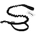 yisibo Tactical Bungee Dog Leash with Two Safty Handle for Small Medium Dogs (Black)