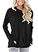 ZKESS Women Casual Loose Long Sleeve Round Neck Sweatshirt Tunics Blouses Tops