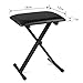 Flexzion Piano Bench - Keyboard Bench Height Adjustable Foldable X-Style Padded Stool Chair Seat Cushion With Anti-Slip Rubber Feet Perfect for Kids, Adult Instrumental Performance and Practice