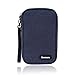 Damero USB Flash Drive Case Bag Wallet, SD Memory Cards Cable Organizer-Travel Gadget Case for Electronics Accessories (Small, Dark Blue)