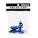 Senzeal 4X Aluminum Grenade Bomb Style Universal Car Truck Motocycle Wheel Tyre Valve Caps Bicycle Tire Air Valve Cover Blue