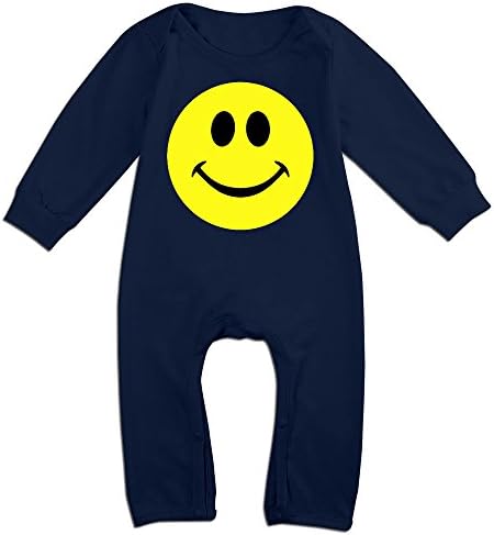 TLK Babys Smiley Happy Long Sleeve Romper Bodysuit 18 Months