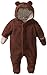 Magnificent Baby Baby Magnetic Smart Little Bear Fleece PRAM, Mocha, 9 Months