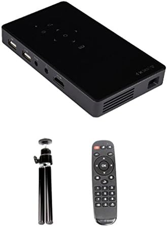 Arichtop AUN for Android 7.1 Portable HD DLP Projector D5S Built-in WiFi Bluetooth USB SD Card 4500mAH Battery Home Cinema