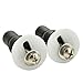 Ioffersuper 2x toilet seat hinges blind hole fixings expanding rubber top fix nuts screws 3C