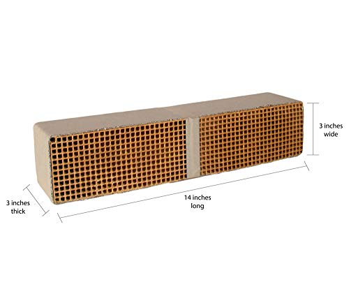 Ceramic Catalytic Combustor for Lopi Fireplace Xtrordinair Wood Stoves 36AC, FPX36, FPX36A, and FPX36AZC by Travis Industries CC-405