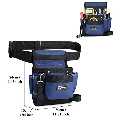 BAIGIO Werkzeugtasche Werkzeug-Gurteltasche Hufttasche Werkzeuggurtel fur Werkzeug Hammer und Zubehor – Bild 4