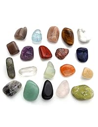Jovivi 12-20 piedras preciosas Chakra piedra curación equilibrio Kit para coleccionistas, Crystal & Reiki curadores y Yoga Practioner