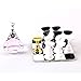 BQAN 1 Set Nail Tips Practice Stand Magnetic Stuck Crystal Holder Chessboard Design