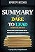 Summary of Dare To Lead By Brené Brown: Complete Study Guide With Key Ideas In One Hour or Less
