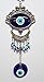 Turkish Blue Evil Eye Large Oval Eye with Flowers Amulet Wall Hanging Protection Home Decor Blessing Gift US Seller (GP9631)