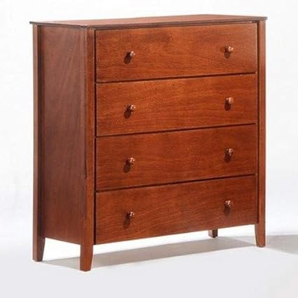 Amazon.com: Night and Day Furniture Zest 80 Drawer Chest Cherry ...