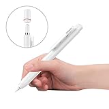 MoKo Holder Case for Apple Pencil, Retractable Tip Cap for New iPad 10.2 2019/iPad Air (3rd Generation) 10.5" 2019/iPad Mini (5th Generation) 7.9" 2019 Apple Pencil（Only for Apple Pencil 1st - White