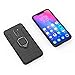 DWAYBOX Xiaomi Pocophone F1 Case Ring Holder Iron Man Design 2 in 1 Hybrid Heavy Duty Armor Hard Back Case Cover for Xiaomi Pocophone F1 6.18 Inch (Black)