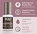 Super Strong Eyelash Extension Glue for Professionals | Strongest Black Lash Adhesive for Long Lasting Semi Permanent Individual Lash Extensions | 1-2s Fastest Drying & up to 7 Weeks Retention