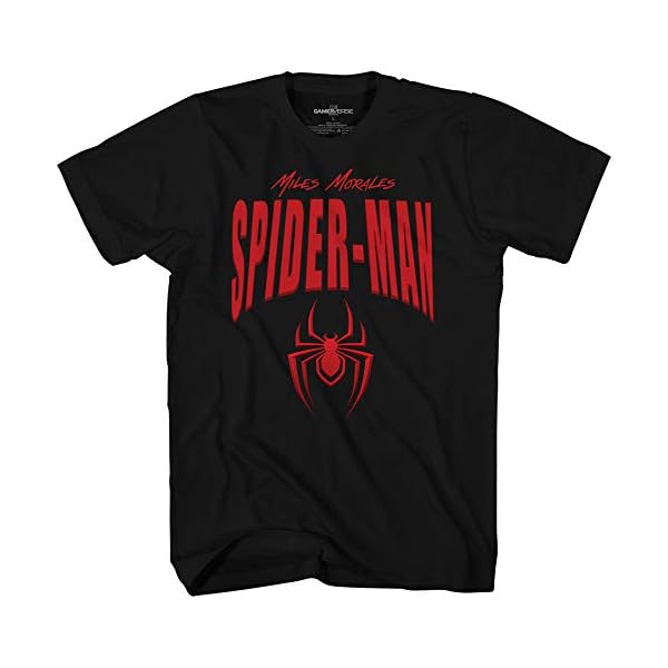 Marvel Spiderman Miles Morales Mens Short Sleeve T-Shirt