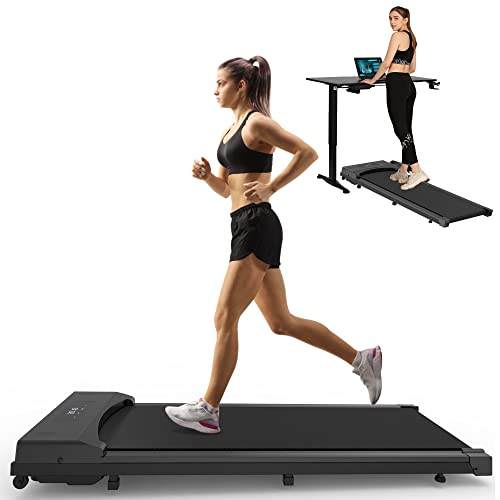 Under Desk Treadmill,Portable Electric Treadmill Slim Flat with
