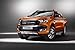 Ford Ranger Wildtrak (2016) Truck Print on 10 Mil Archival Satin Paper Orange Front Side Studio View 24