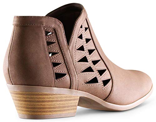 perforated cut out booties