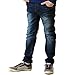 Leo&Lily Boys' Big Jeans, Navy, 14