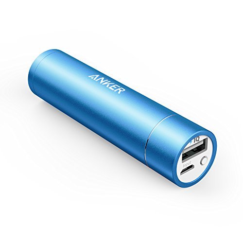 Anker PowerCore+ mini, 3350mAh Lipstick-Sized Portable Charger (3rd Generation, Premium Aluminum Power Bank), One of the Most Compact External Batteries