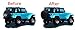 Altopcar Overdrive Universal Fit for Jeep, Trailers, RV, SUV, Truck Spare Tire Cover Black Soft PVC (16