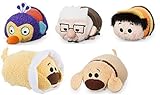 Disney Store Mini Tsum Tsum Up Set of 5 Stuffed Plush 3.5â€ Toys Carl Russell Kevin Dug and Cone Dug