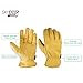 SKYDEER Full Premium Genuine Deerskin Leather Hi-Performance Utility Driver Work Gloves (SD2210/M, Unlined)