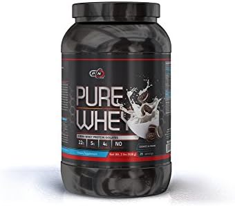Whey Protein Powder 2 lbs Lean Muscle Micro Ultra Filtrated Mixes Instantly Faster Absorption Over 5g of Glutamine and BCAA 22g of Protein per Serving Low Carb No Aspartame (908g, Cookies and Cream)