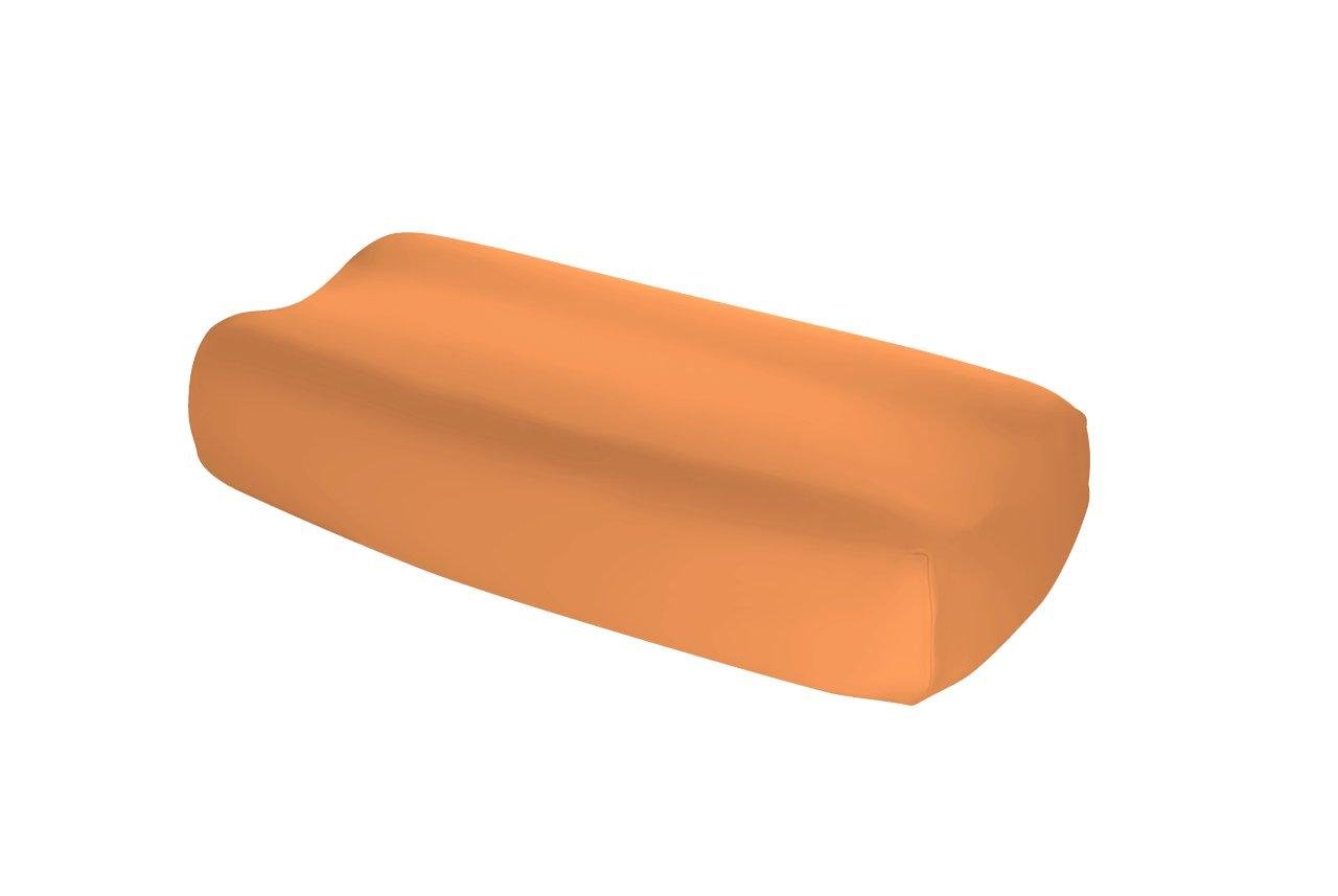 fleuresse Vital Comfort Jersey Comfort Neck Pillow Cover, Jersey, mandarine, 40x60