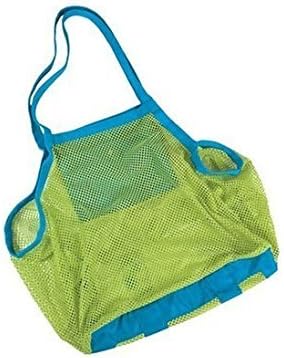 SySrion? Brand and New Sand Away Beach Mesh Bag Tote (Swim, Toys, Boating. Etc.) Stay Away From Sand --Xl Size (Green)