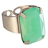 eManco Vintage Opening Copper Crystal Ring