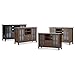 SIMPLIHOME Artisan SOLID WOOD Universal TV Media Stand, 53 Inch Wide, Contemporary, Living Room Entertainment Center, for Flat Screen TVs up to 60 Inch in Distressed Grey